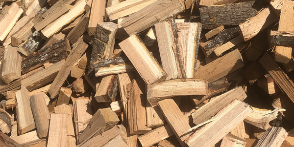 Firewood Pile waiting to be stacked